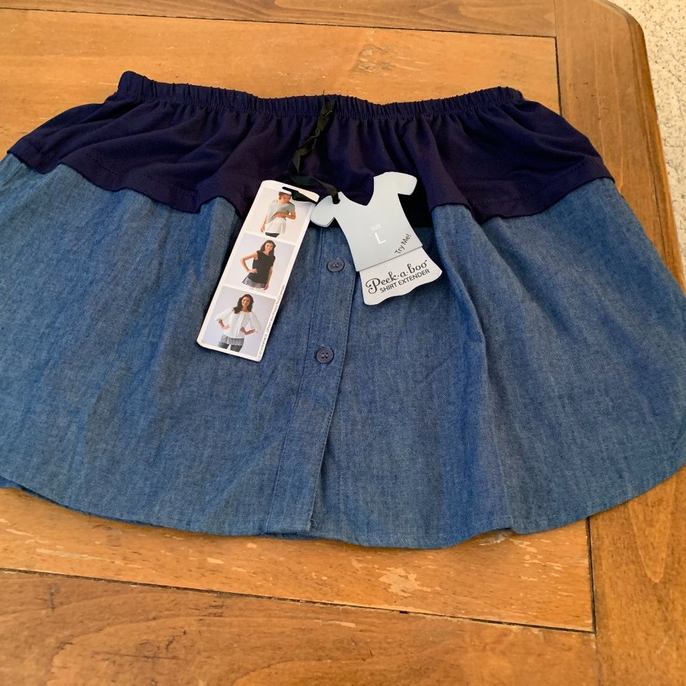 DEMDACO PEEK-A-BOO SHIRT EXTENDER  NWT